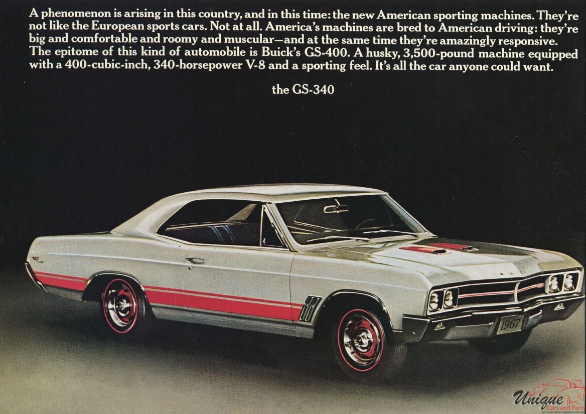 1967 Buick GS Models Brochure Page 4